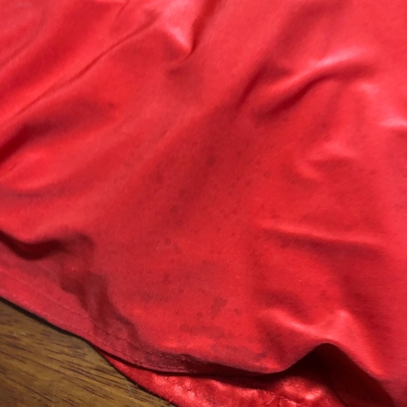 Red jersey Nigh Moves prom dress - Picture 6 of 6